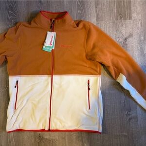 NWT Marmot Two-Tone Rocklin Full Zip Fleece Jacket